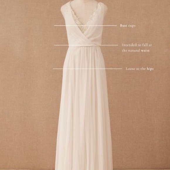 Jenny Yoo Aura Fairy Wing Wedding Dress BHLDN Anthropologie Silk Bridal Gown - Picture 14 of 16
